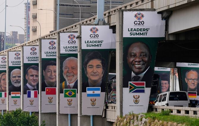 Vor G20-Gipfel in Südafrika