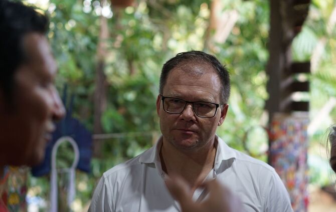 Bundesumweltminister Schneider in Brasilien