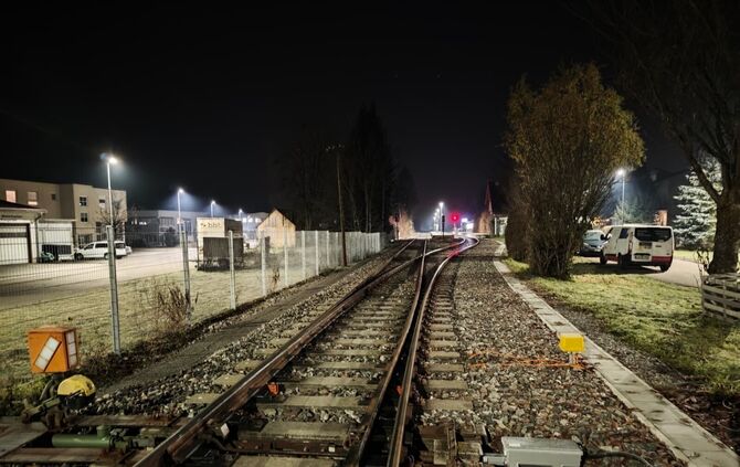 Wieslauftalbahn Weichenstörung