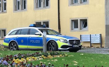 Streifenwagen Polizei ZfP Winnenden Symbolfoto