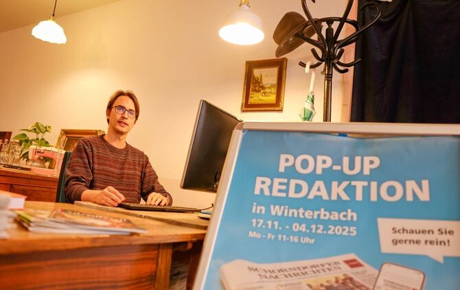 Pop-Up-Redaktion in Winterbach