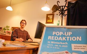 Pop-Up-Redaktion in Winterbach