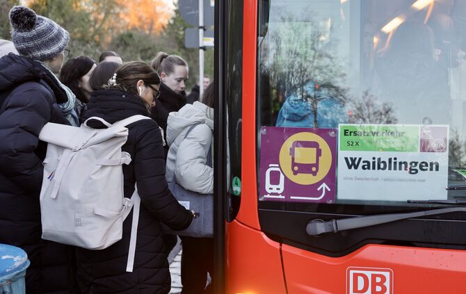 Bahn Waiblingen Schienenersatzverkehr