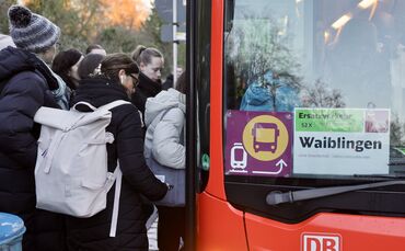 Bahn Waiblingen Schienenersatzverkehr