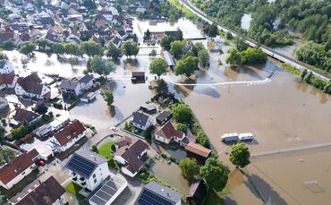 Hochwasser in Bayern - Reichertshofen