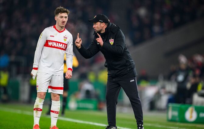 Angelo Stiller und Sebastian Hoeneß