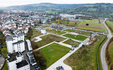 Luftbild: Neubaugebiet Riedwiesen, Winterbach, 28.11.2025.