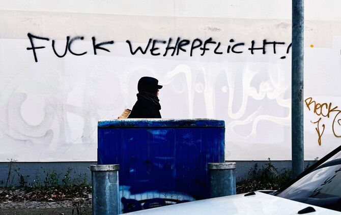 Protest gegen die Wehrpflicht