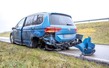 Unfall L1140 bei Winnenden, 05.12.2025.