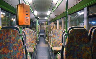 die letzte Busfahrt  Winnenden - Berglen mit  Busfahrer Knoblauch in der Silvesternacht