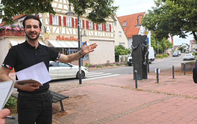 neugestaltete Ortsmitte