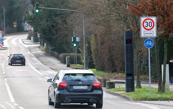 Blitzer Schlichtener Straße