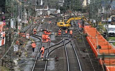 Vorbereitung zur Generalsanierung der Riedbahn