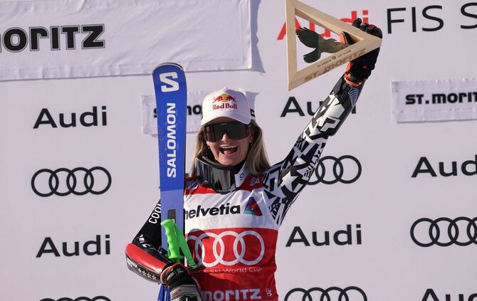 St. Moritz Weltcup Super G