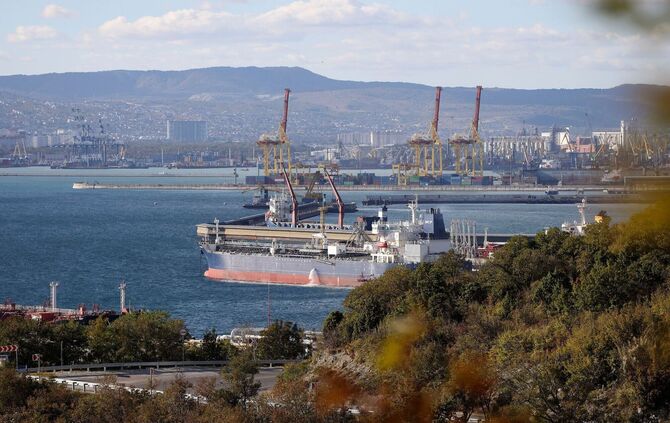 Schwarzmeer-Hafen Noworossijsk