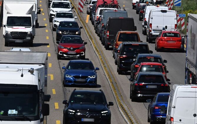 Staulage vor Weihnachten