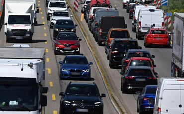 Staulage vor Weihnachten