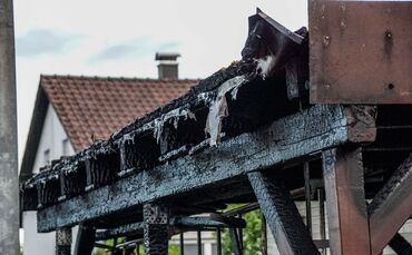 Brand eines Carports in Alfdorf-Pfahlbronn