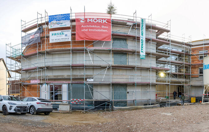 Richtfest neue Ortsmitte Neustadt