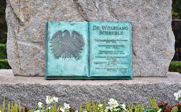 Grab von Wolfgang Schäuble