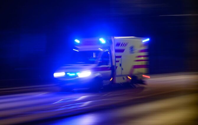 Rettungswagen im Einsatz