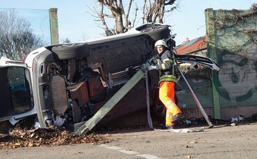 Waiblingen: Schwerer Verkehrsunfall – Jesistrasse gesperrt