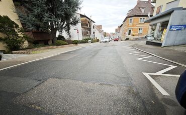 Schmidener Straße  kaputt