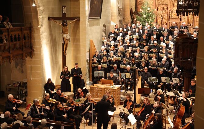 Weihnachtskonzerts der Winnender Kantorei