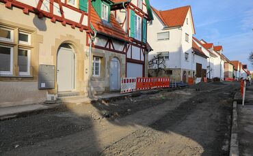 Baustelle Pommernstraße Stetten Kernen