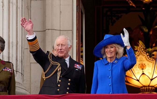 König Charles III. und Königin Camilla
