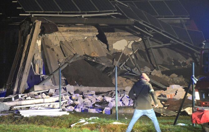 Einsturz eines Daches auf Firmengelände im Osten der Slowakei