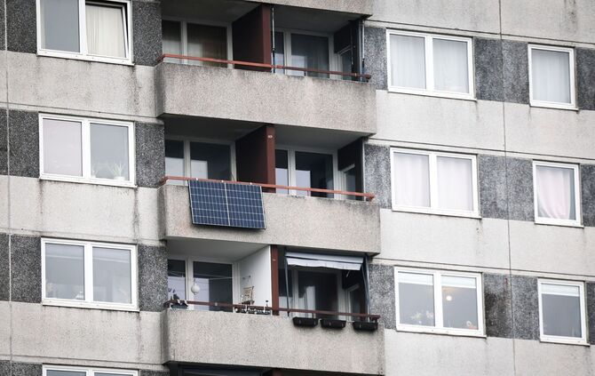 «Balkonkraftwerk» in Kiel
