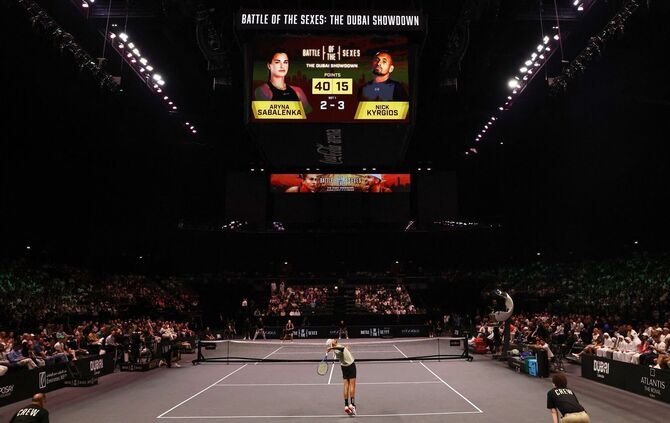 Tennis-Duell der Geschlechter: Sabalenka - Kyrgios