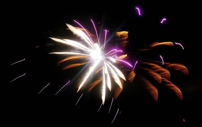 Feuerwerk silvester  Neujahr symbol symbolbild symbolfoto