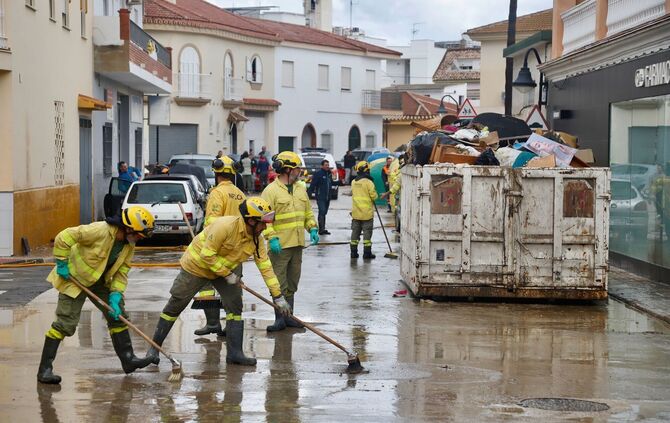 Unwetter in Andalusien