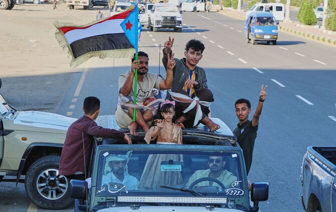 Konflikt in Jemen - STC-Kundgebung in Aden