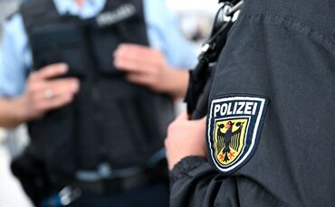 Bundespolizei am Bahnhof