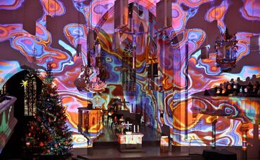 Lichtkunst Stadtwerke