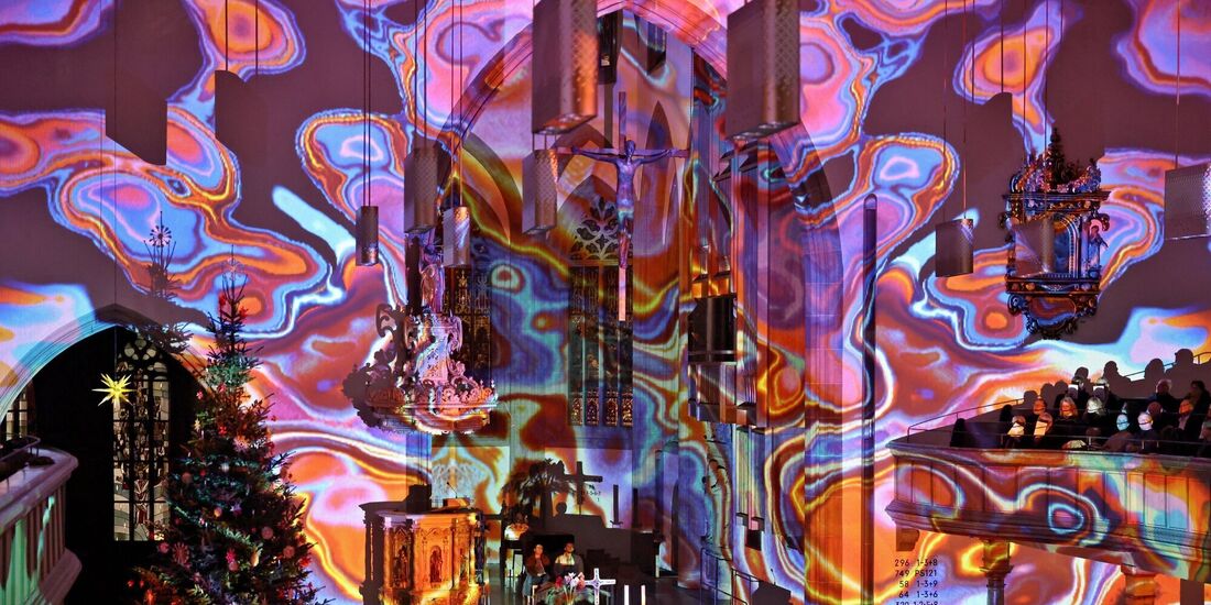 Lichtkunst Stadtwerke