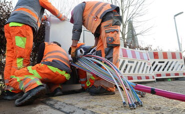 Symbolfoto Glasfaser Ausbau