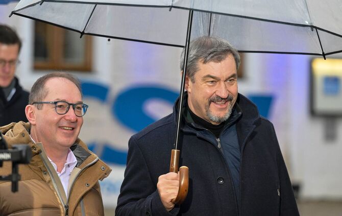 Markus Söder und Alexander Dobrindt