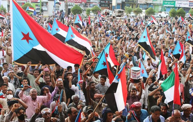 Kundgebung von STC-Anhängern im Jemen