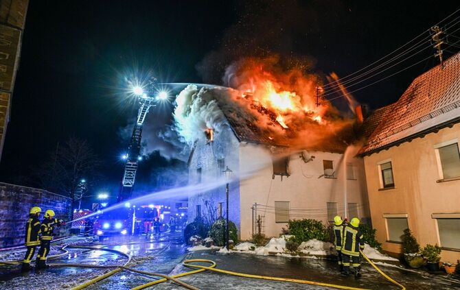 Frau stirbt bei Wohnhausbrand in Waldstetten