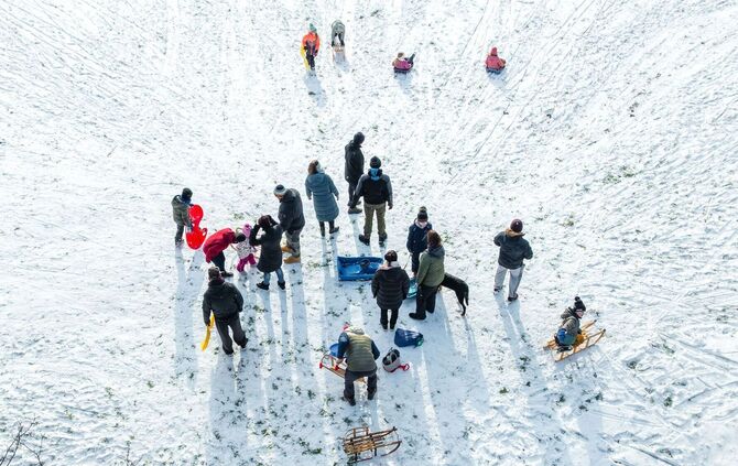 Schnee in Brandenburg