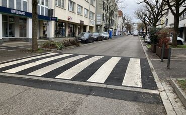Fronackerstraße Zebrastreifen Verkehrsberuhigung