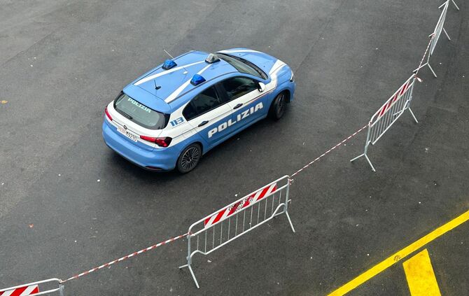 ILLUSTRATION  - Auto der italienischen Polizei