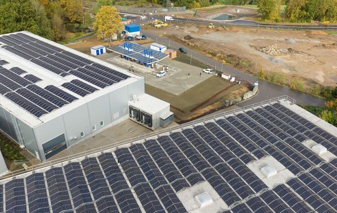 Schnellladepark für Elektromobile