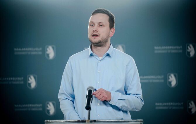 Grönlands Ministerpräsident Jens Frederik Nielsen