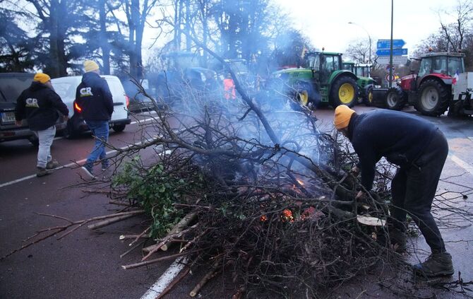 Protest gegen EU-Mercosur-Freihandelsabkommen - Paris