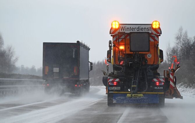 Winterwetter in Sachsen